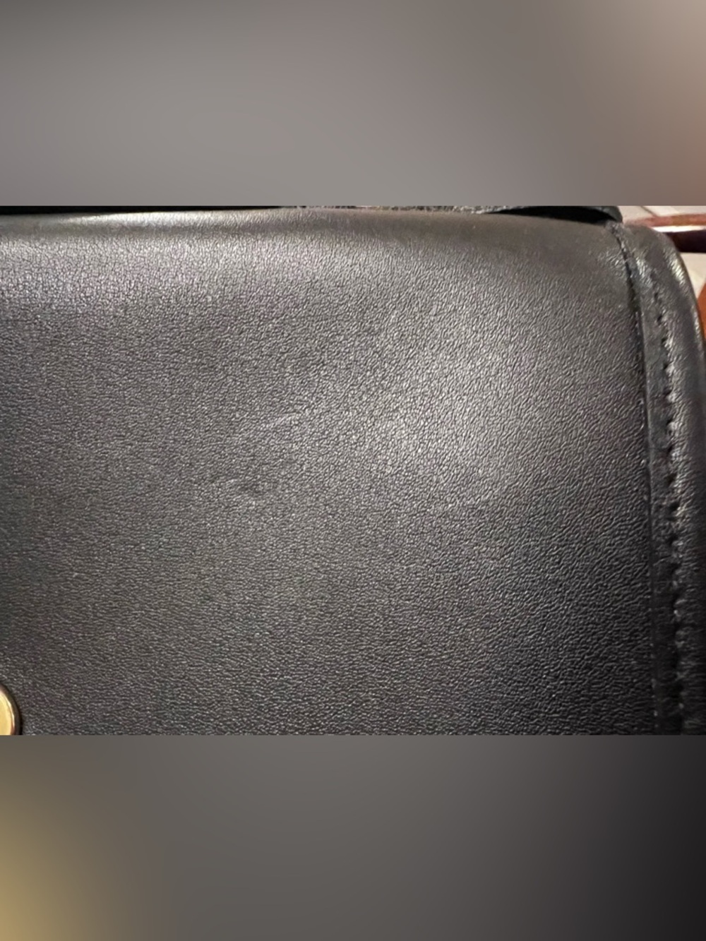 *Never Used* Vintage Coach Court Bag - Black Leather - 9870 - Picture 10 of 14